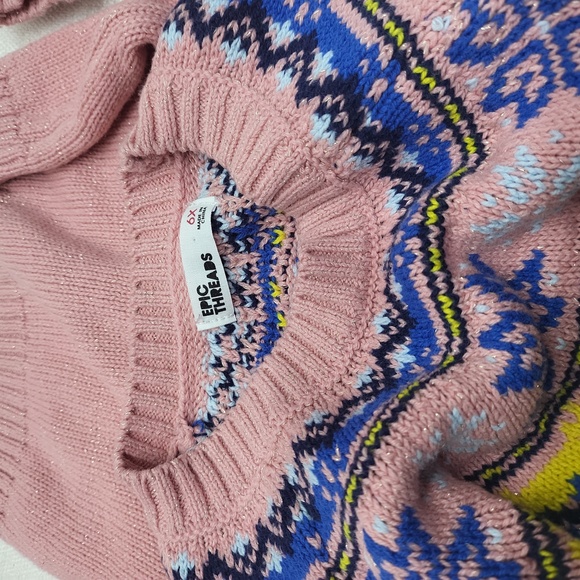 3/$25 Epic Threads Girls Sweater Size 6X - Picture 7 of 8
